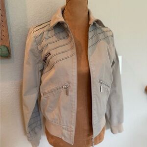 Nikita Women’s beige bomber Jacket size Medium